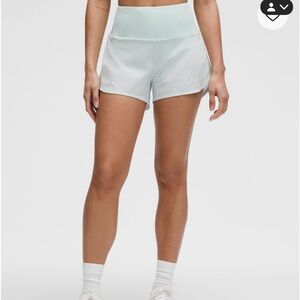 Lululemon Women's Speed Up High Rise Shorts Size 6 in Windmill